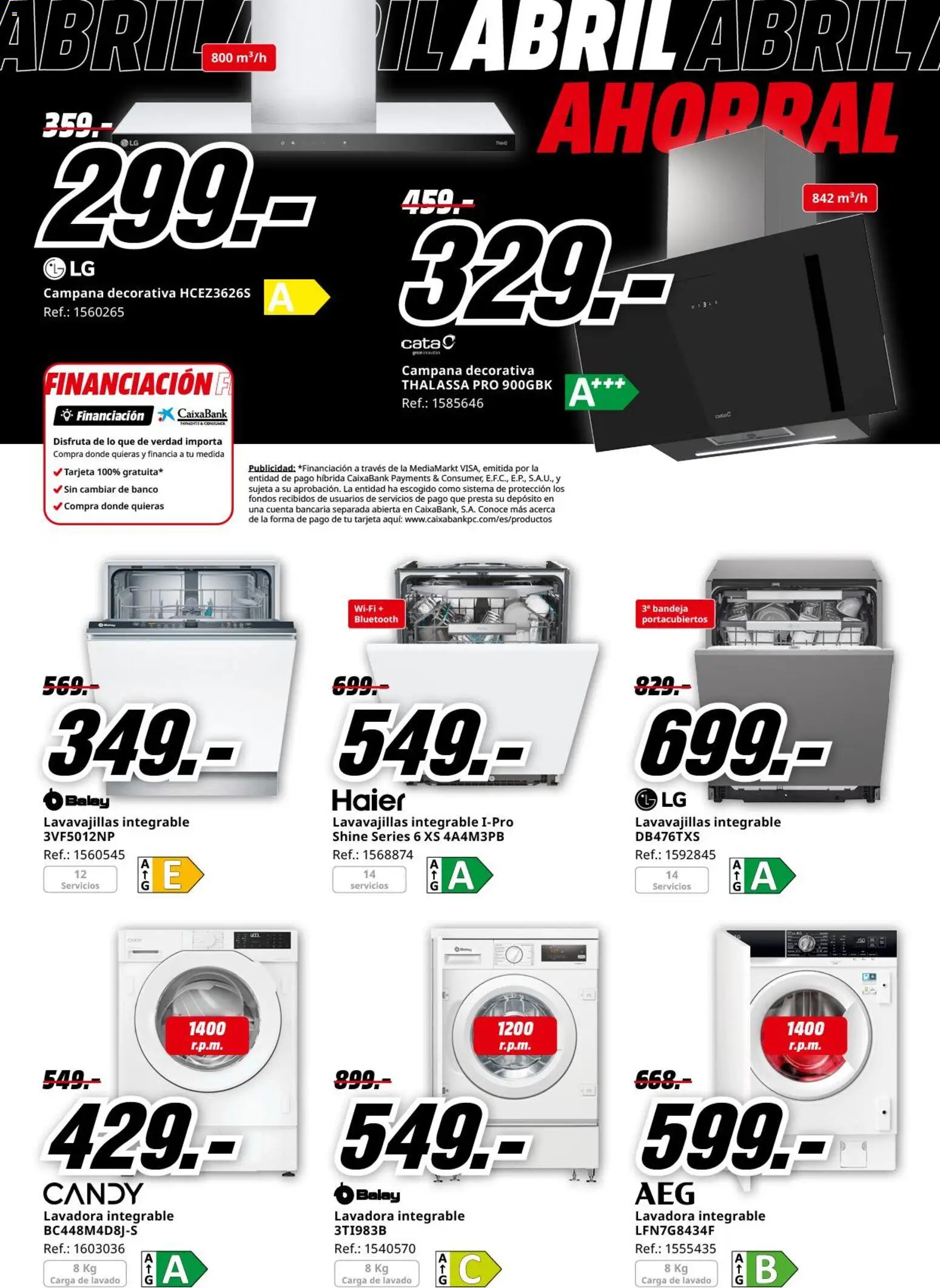Media Markt folleto │ válido desde el 23.04.2026 | Página: 10 | Productos: Lavadora, Lavavajillas, Bandeja