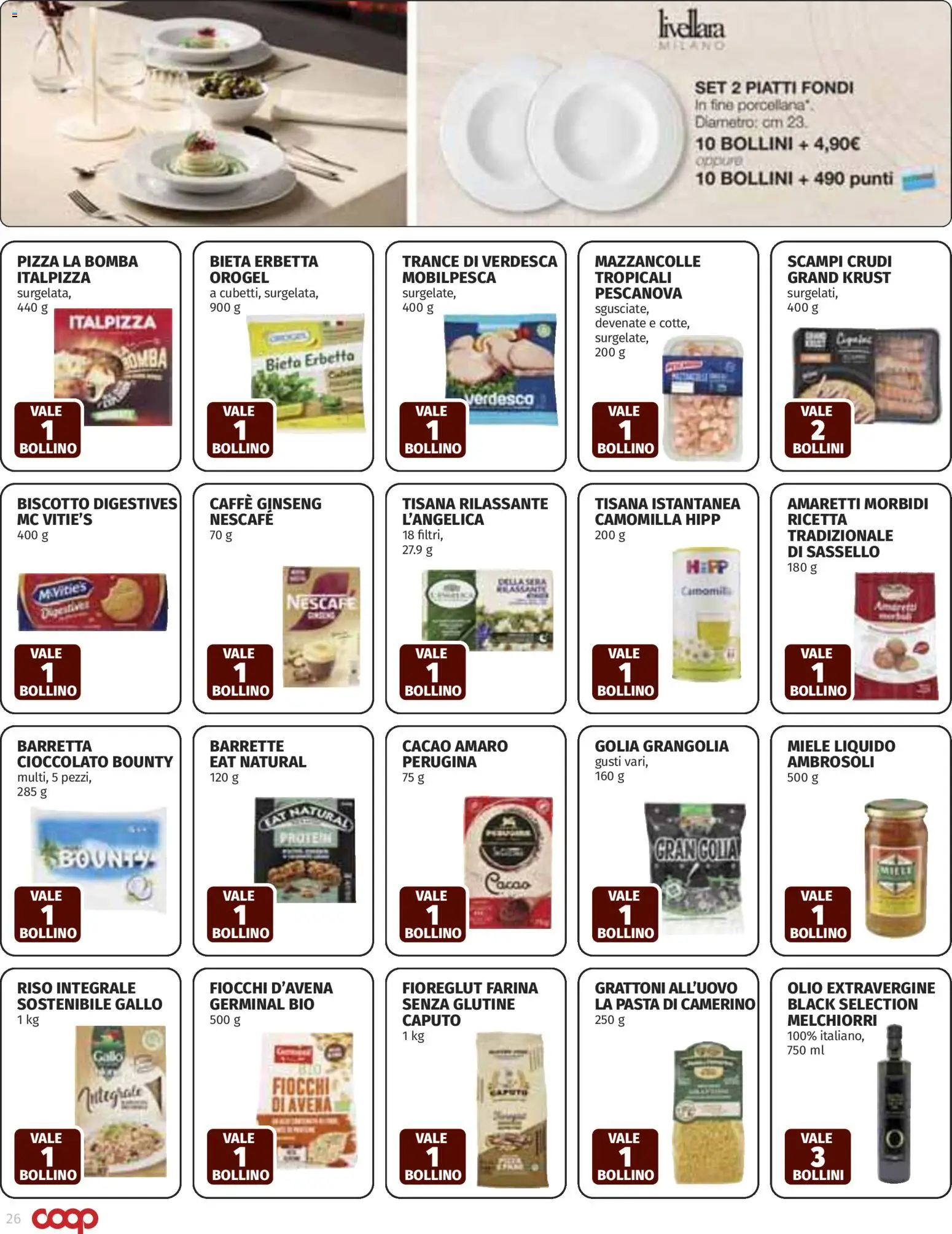 Volantino COOP del 19.02.2026 | Pagina: 26 | Prodotti: Cioccolato, Olio, Farina, Barretta