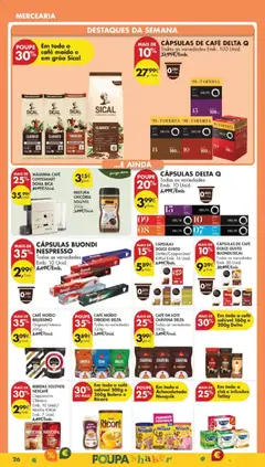 Pré-visualização Cápsulas de Café Delta Q, Todas as variedades Emb. 100 Unid. válido de 13.01.2026 | Página: 28
