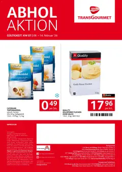 Transgourmet Flugblatt ab 09.02.2026 gültig | Seite: 32 | Produkte: Flocken, Milch
