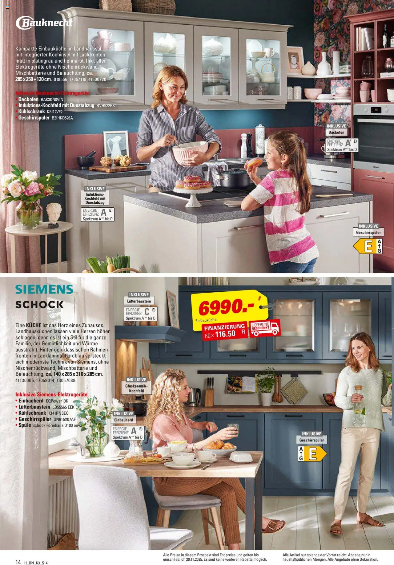 Höffner Prospekt Küchen - gültig ab dem 13.08.2025 | Seite: 14 | Produkte: Einbauküche, Küche, Kochfeld, Backofen