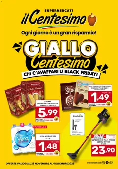 Anteprima del volantino Il Centesimo - Black Friday  valido a partire dal 25.11.2025