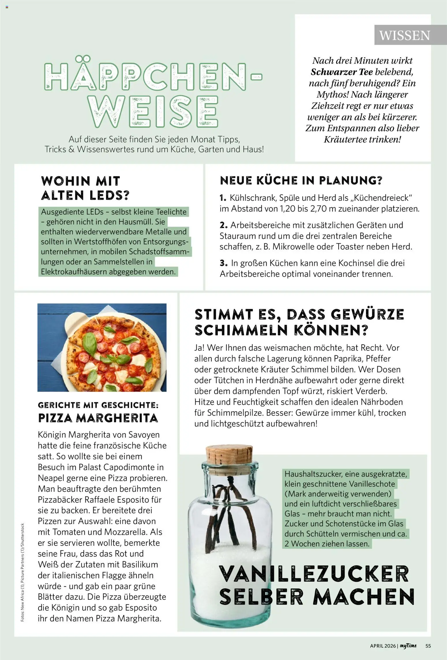 Combi myTime April 2026 – gültig ab 01.04.2026 | Seite: 55 | Produkte: Mikrowelle, Tomaten, Pizza, Tee