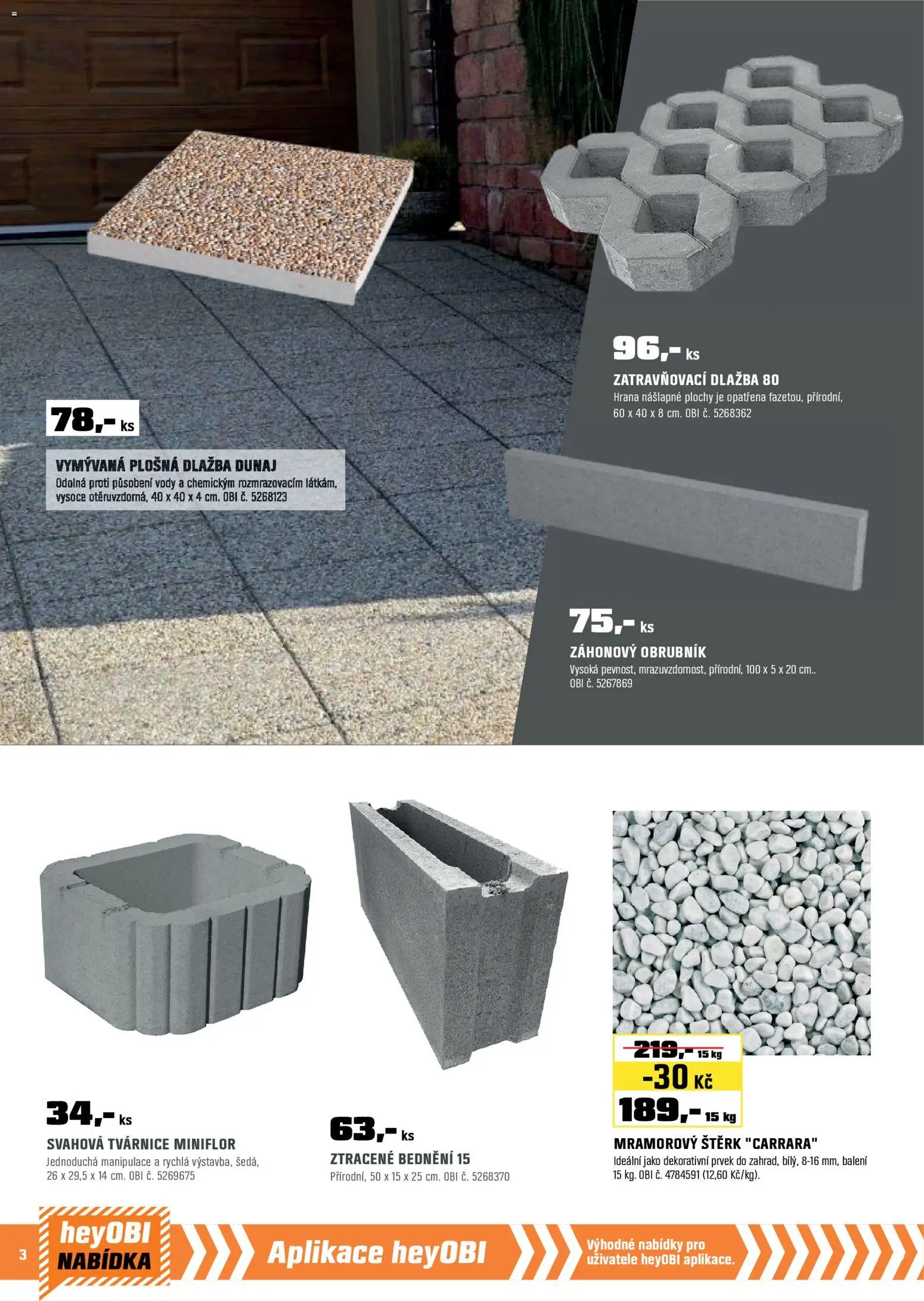OBI leták od 01.03.2026 | Strana: 4 | Produkty: Dlažba