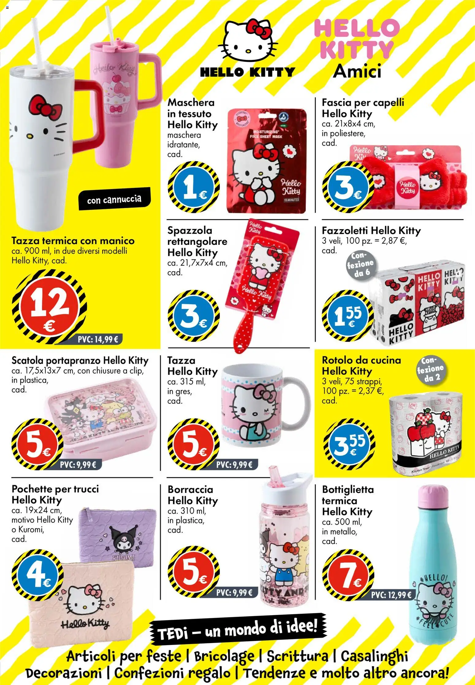 Volantino TEDi del 06.03.2026 | Pagina: 21 | Prodotti: Maschera, Fazzoletti, Scatola, Decorazioni