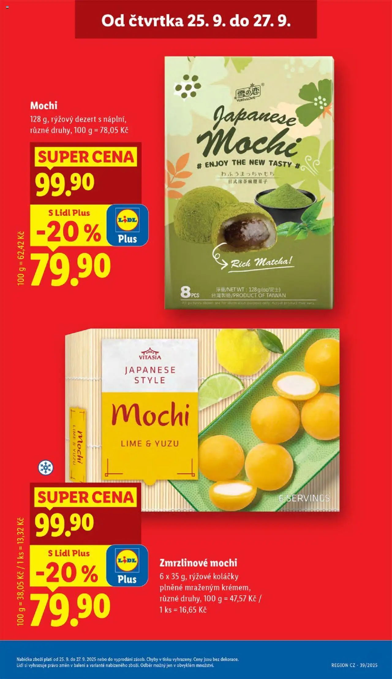 Lidl leták od 25.09.2025 | Strana: 9 | Produkty: Matcha