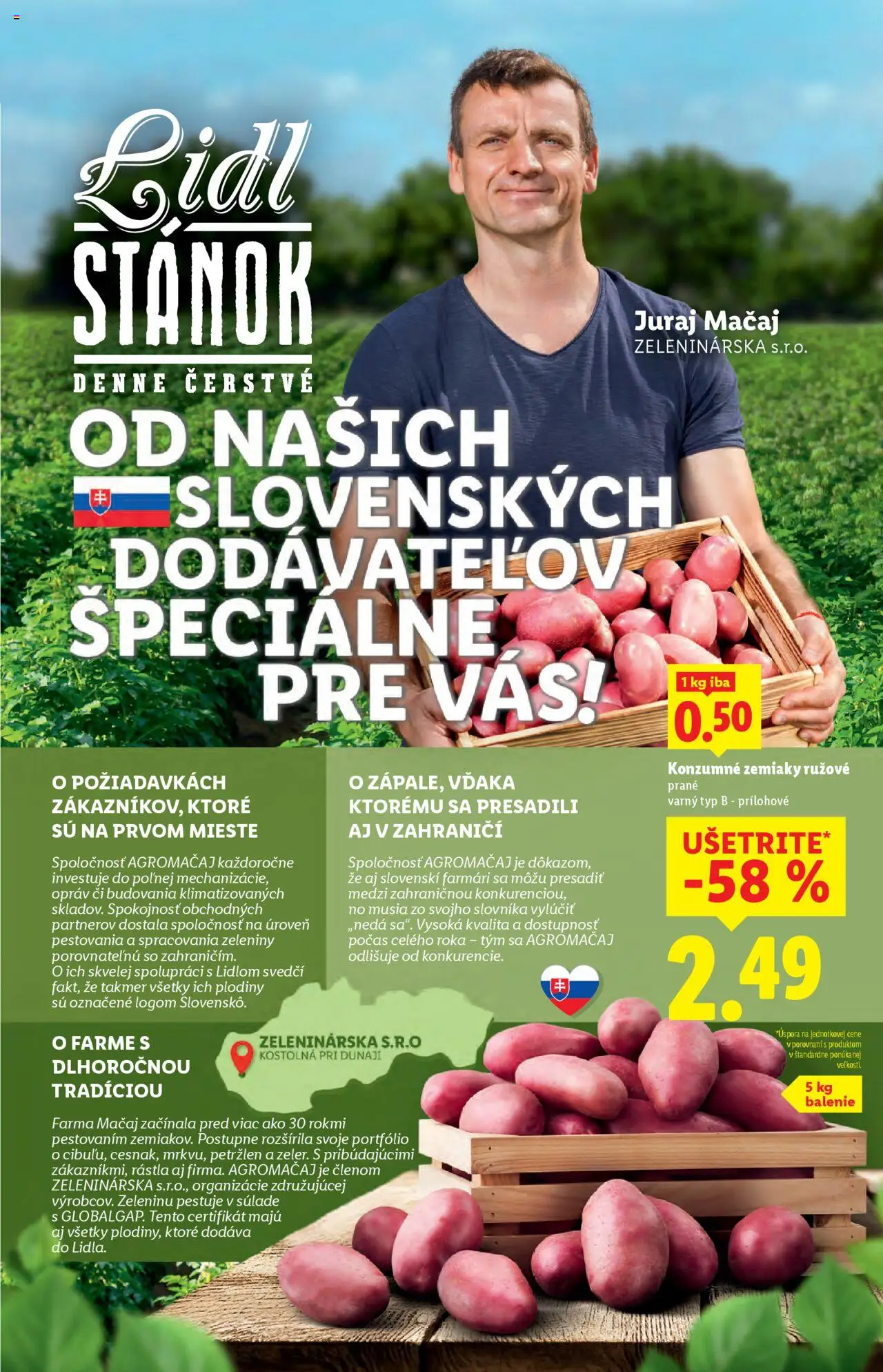 Lidl leták │ platný od 18.08.2025 | Strana: 8 | Produkty: Zemiaky, Petržlen