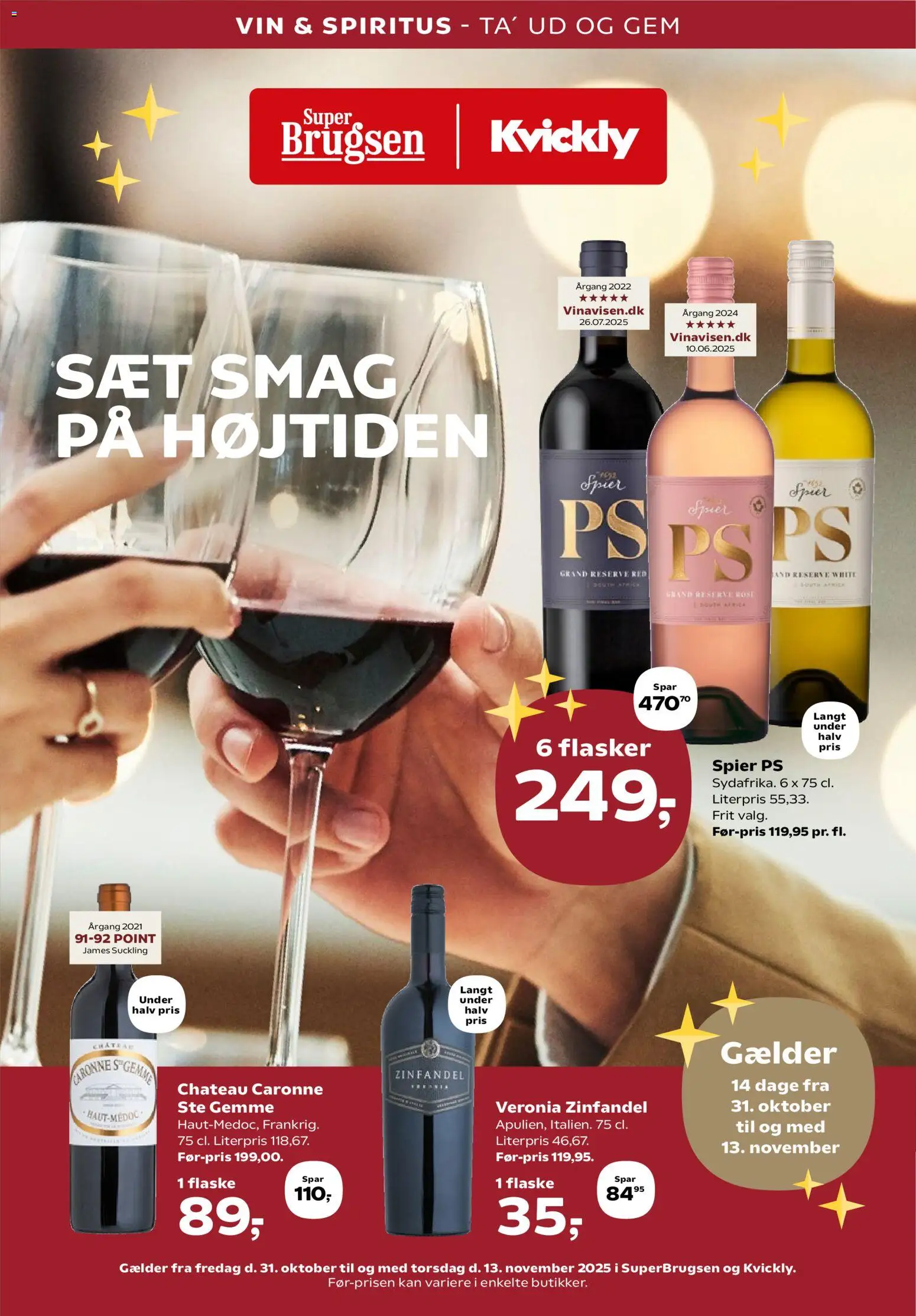 Super Brugsen tilbudsavis – gyldig fra 31.10.2025 | Side: 31 | Produkter: Vin
