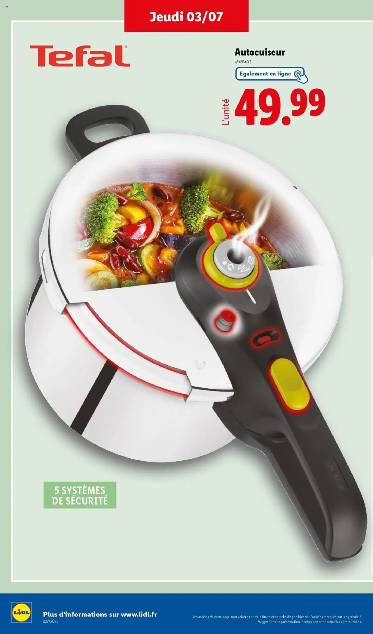 | Page: 36 | Produits: Autocuiseur, Tefal, Autocuiseur tefal