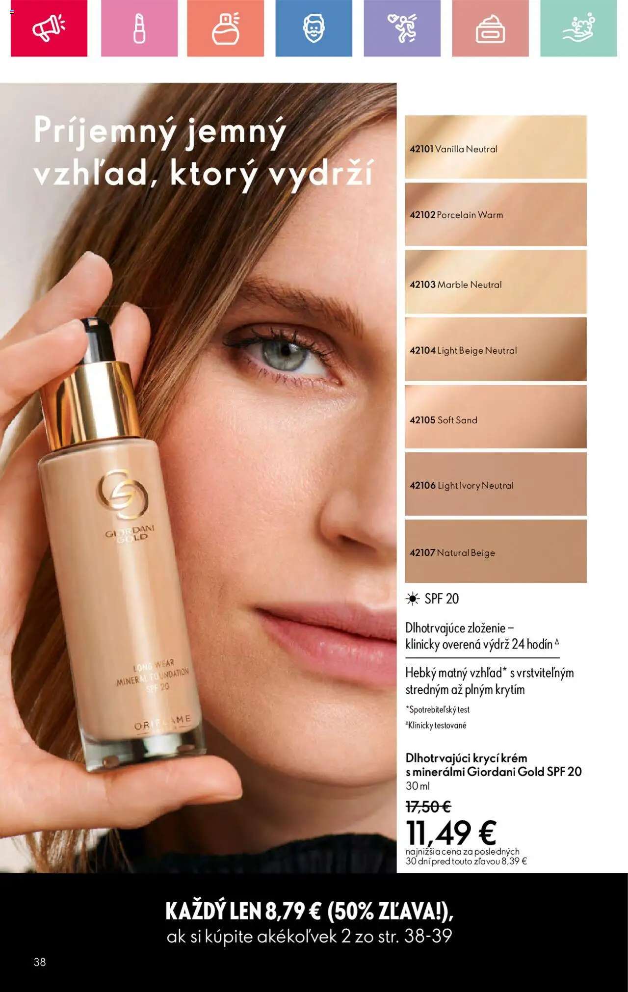 Katalóg Oriflame 10 2025 │ platný od 06.07.2025 | Strana: 38 | Produkty: Krém