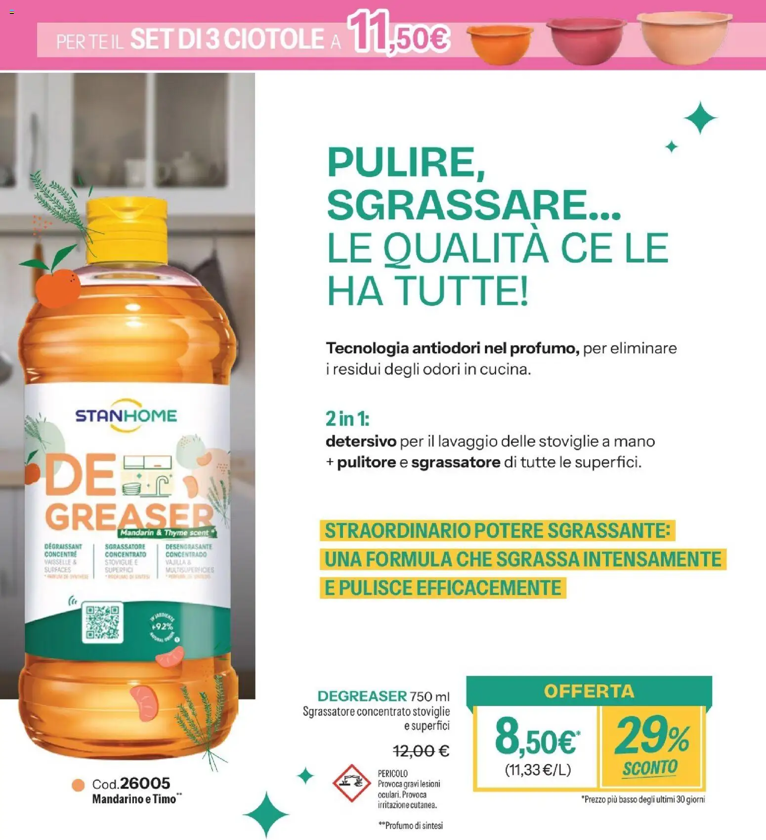 Volantino Stanhome del 10.03.2026 | Pagina: 13 | Prodotti: Sgrassatore, Profumo