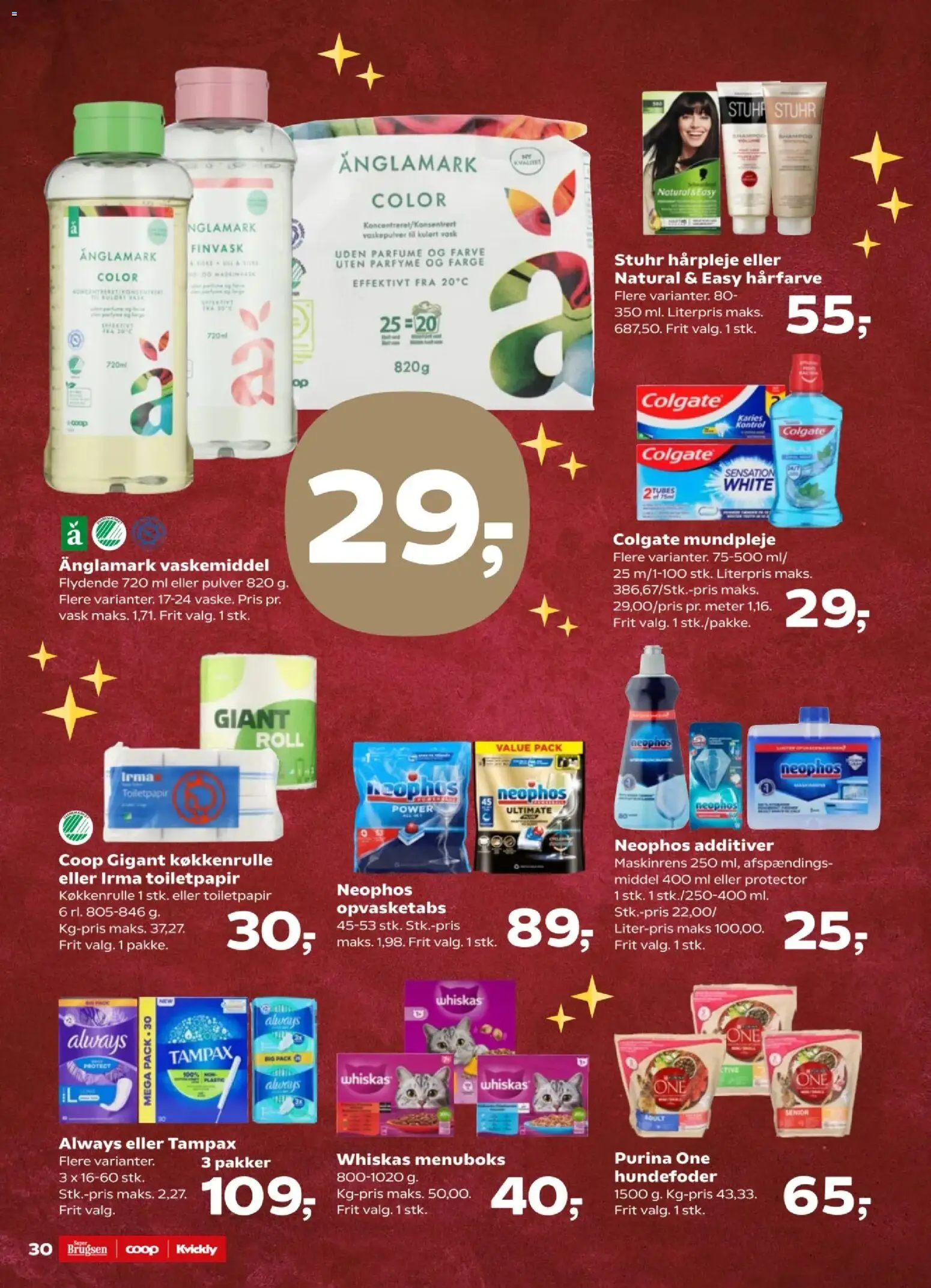 Kvickly tilbudsavis – gyldig fra 14.11.2025 | Side: 34 | Produkter: Shampoo, Hårfarve, Vaskepulver, Hundefoder