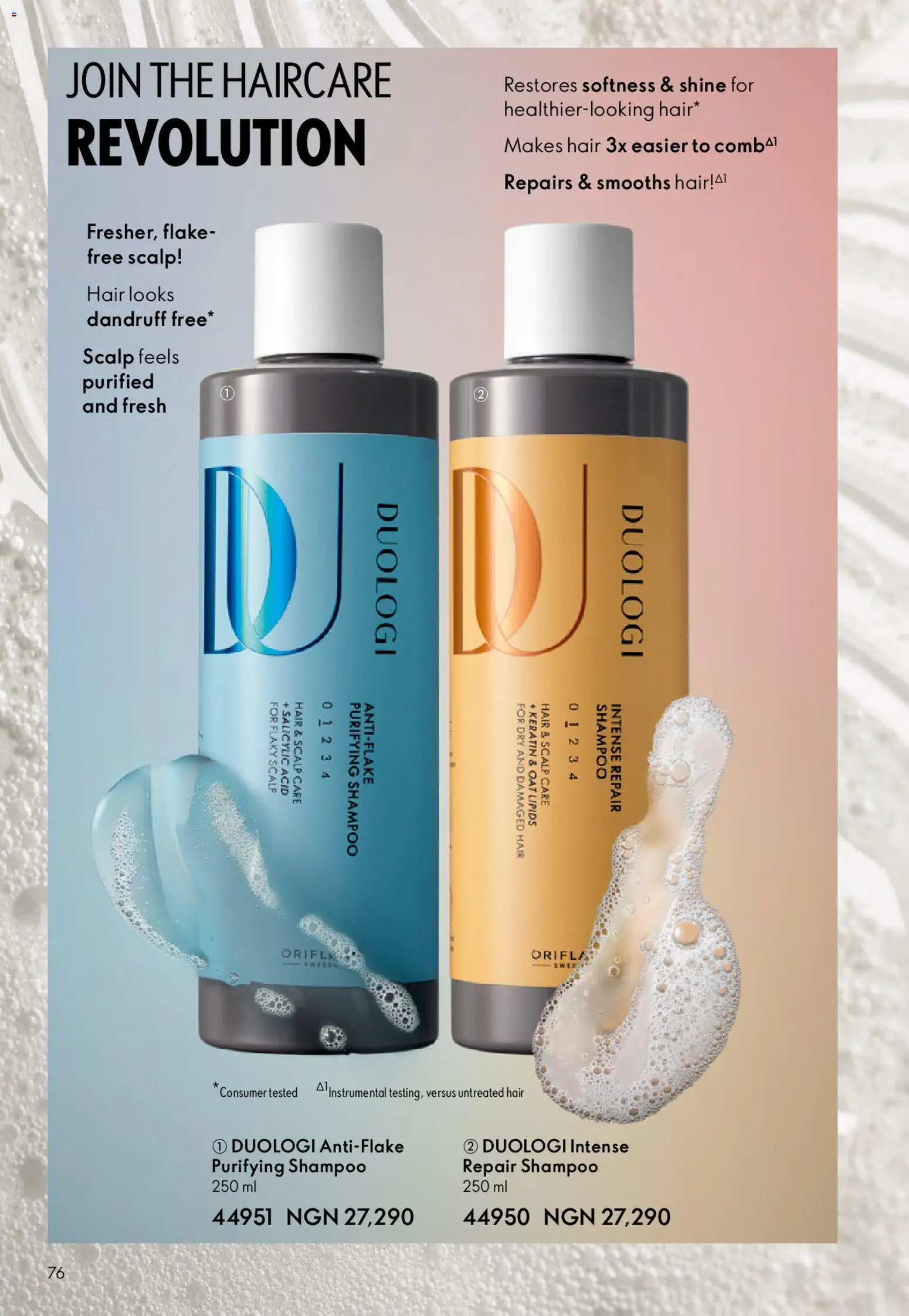 Oriflame - Catalogue 01/2026 valid from 01.01.2026 | Page: 76 | Products: Shampoo