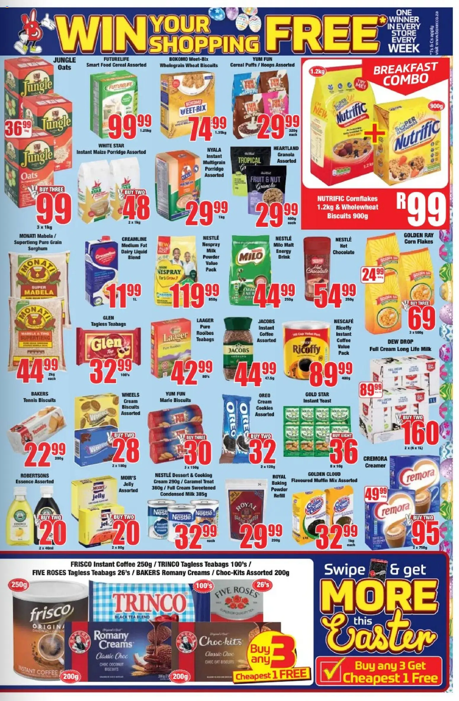 New Boxer catalogue – valid from 23.03.2026 | Page: 5 | Products: BB cream, Milk, Tea, Cookies