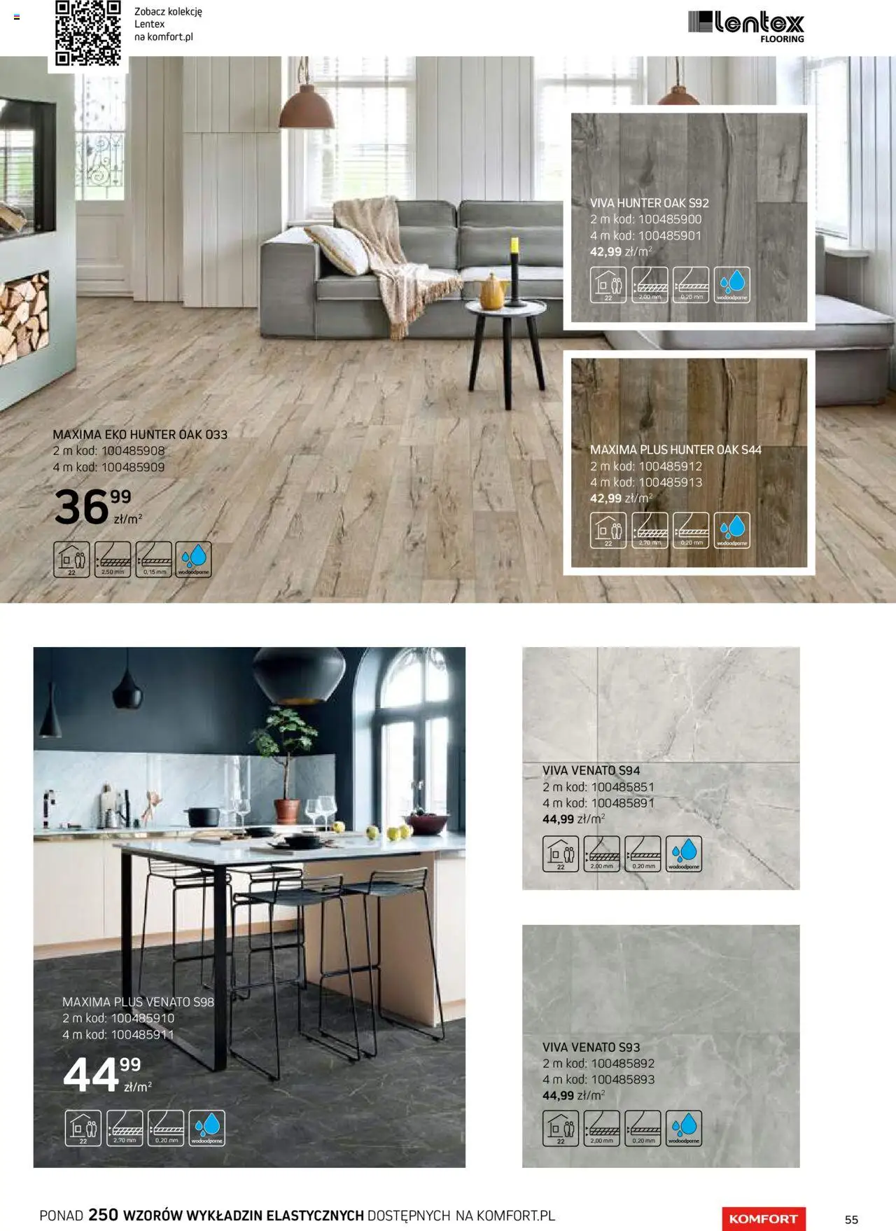 Komfort Gazetka - Katalog Podłogi I Drzwi od 26.06.2024 | Strona: 55