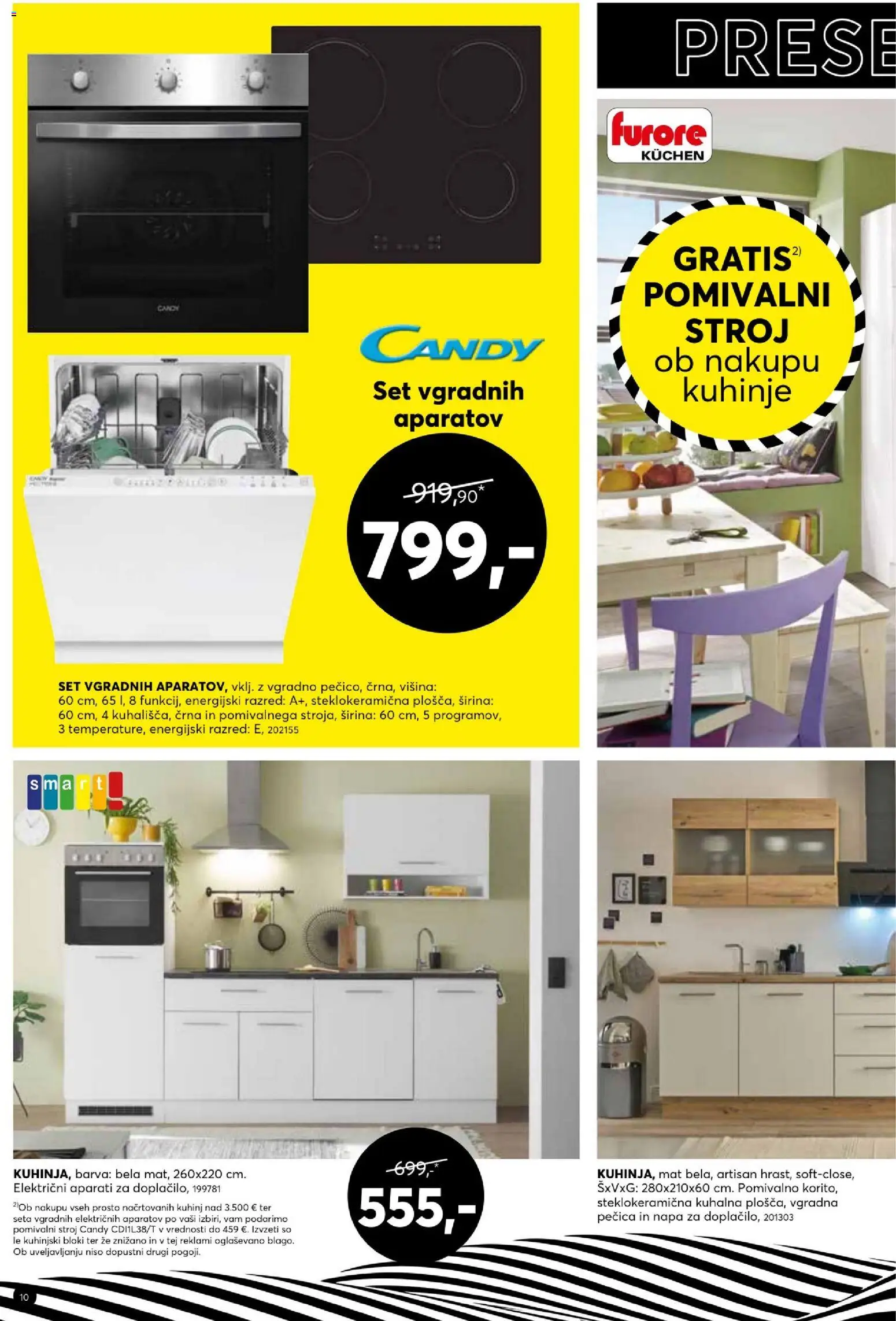 Novi Dipo katalog ponudbe – veljaven od 04.02.2026 | Stran: 10 | Izdelki: Pecica, Pomivalni stroj, Barva