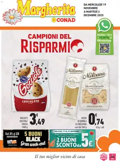 Anteprima del volantino Conad Margherita Lombardia catalogo valido a partire dal 19.11.2025