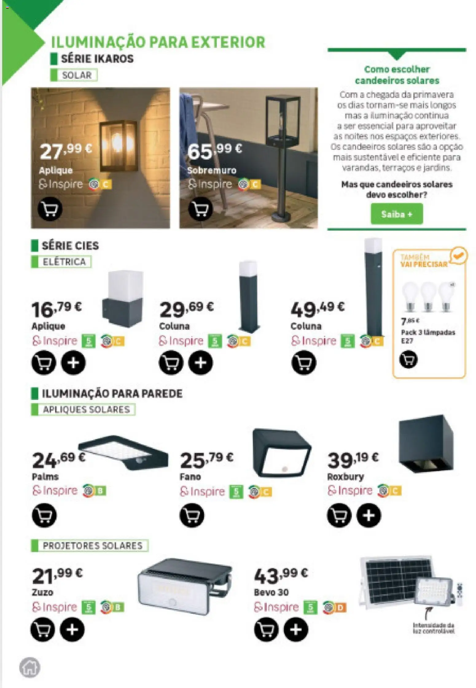 Leroy Merlin Arquipélago da Madeira Jardim │ válido de 12.03.2026 | Página: 56 | Produtos: Lâmpadas