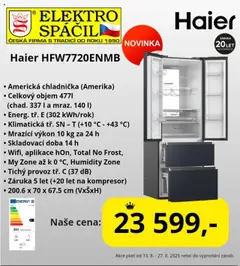 Elektro Spáčil leták - Slevové akce od 13.08.2025 | Strana: 1