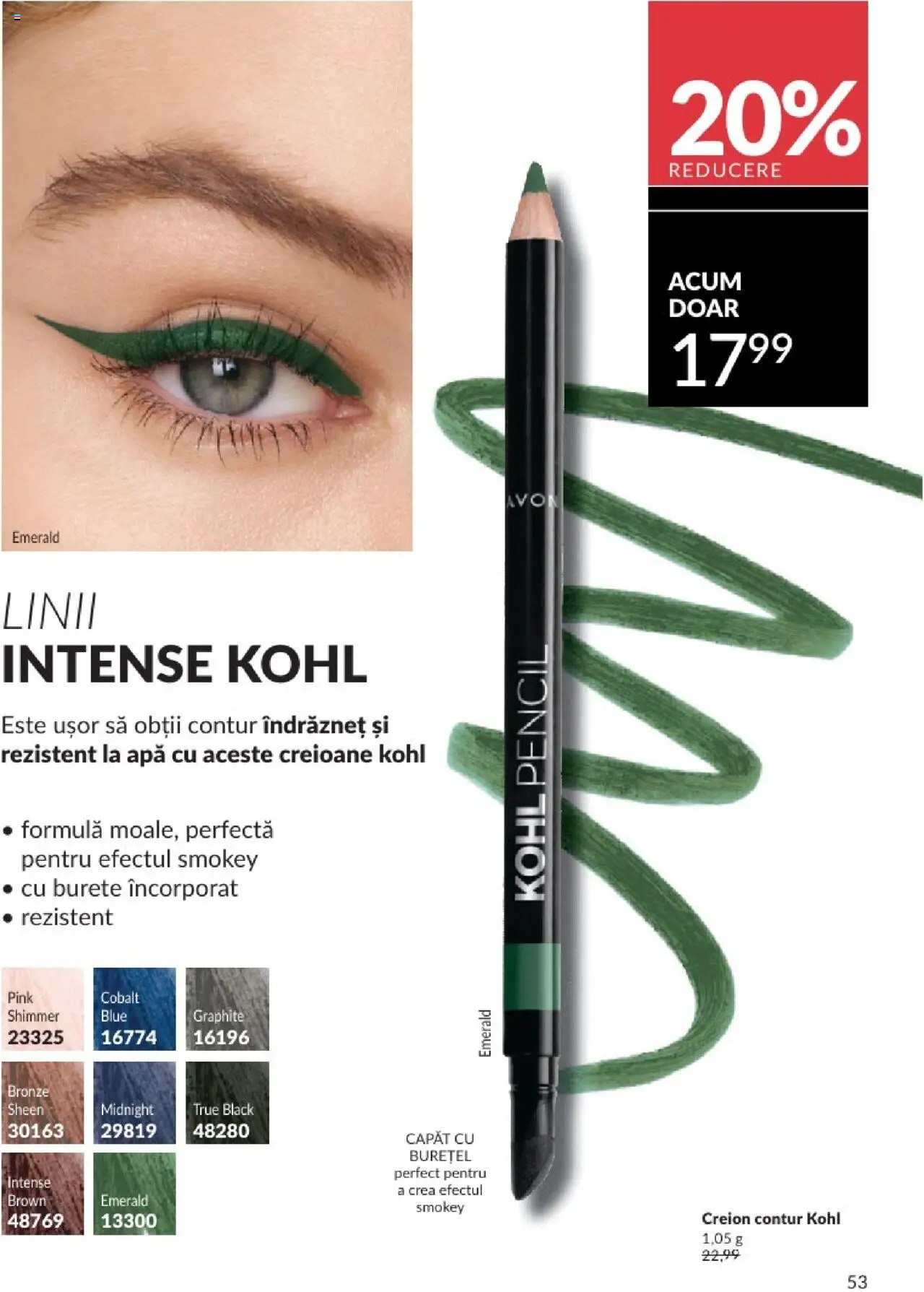 Catalog Avon - 06 2025 – valabil de la 01.06.2025 | Pagină: 53 | Produse: Burete, Apă