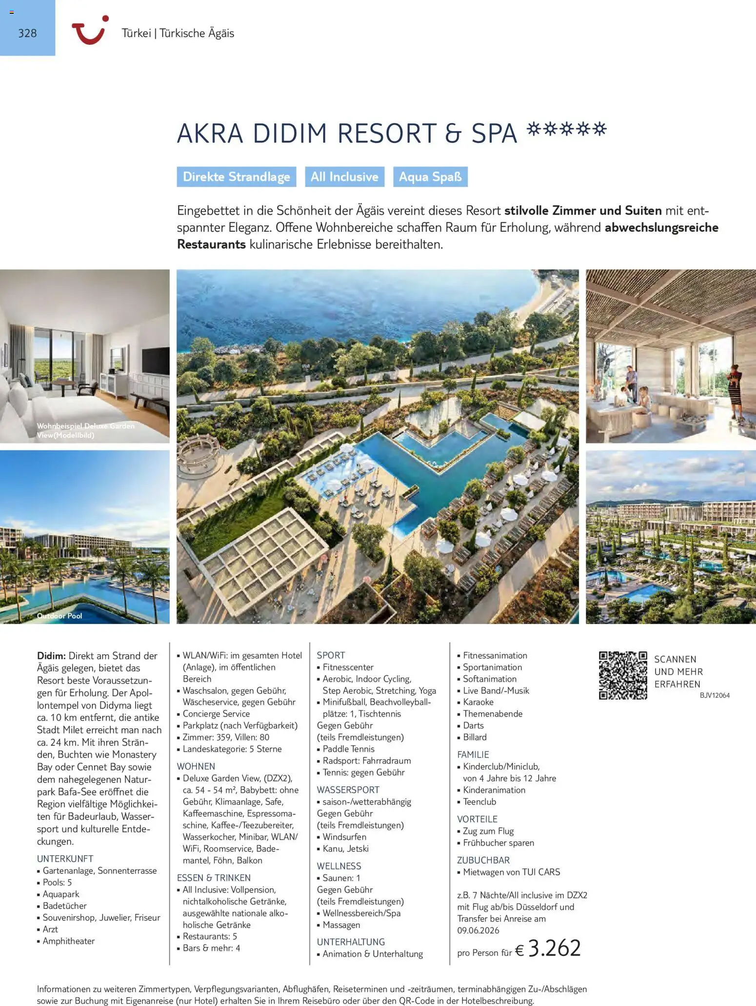 Aida  Südeuropa & Nordafrika 2026/27 – gültig ab 01.01.2026 | Seite: 328 | Produkte: Babybett, Wasser