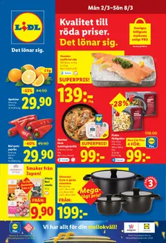 Lidl erbjudanden - Förhandsvisning av reklamblad från butik Lidl aktuell från 02.03.2026