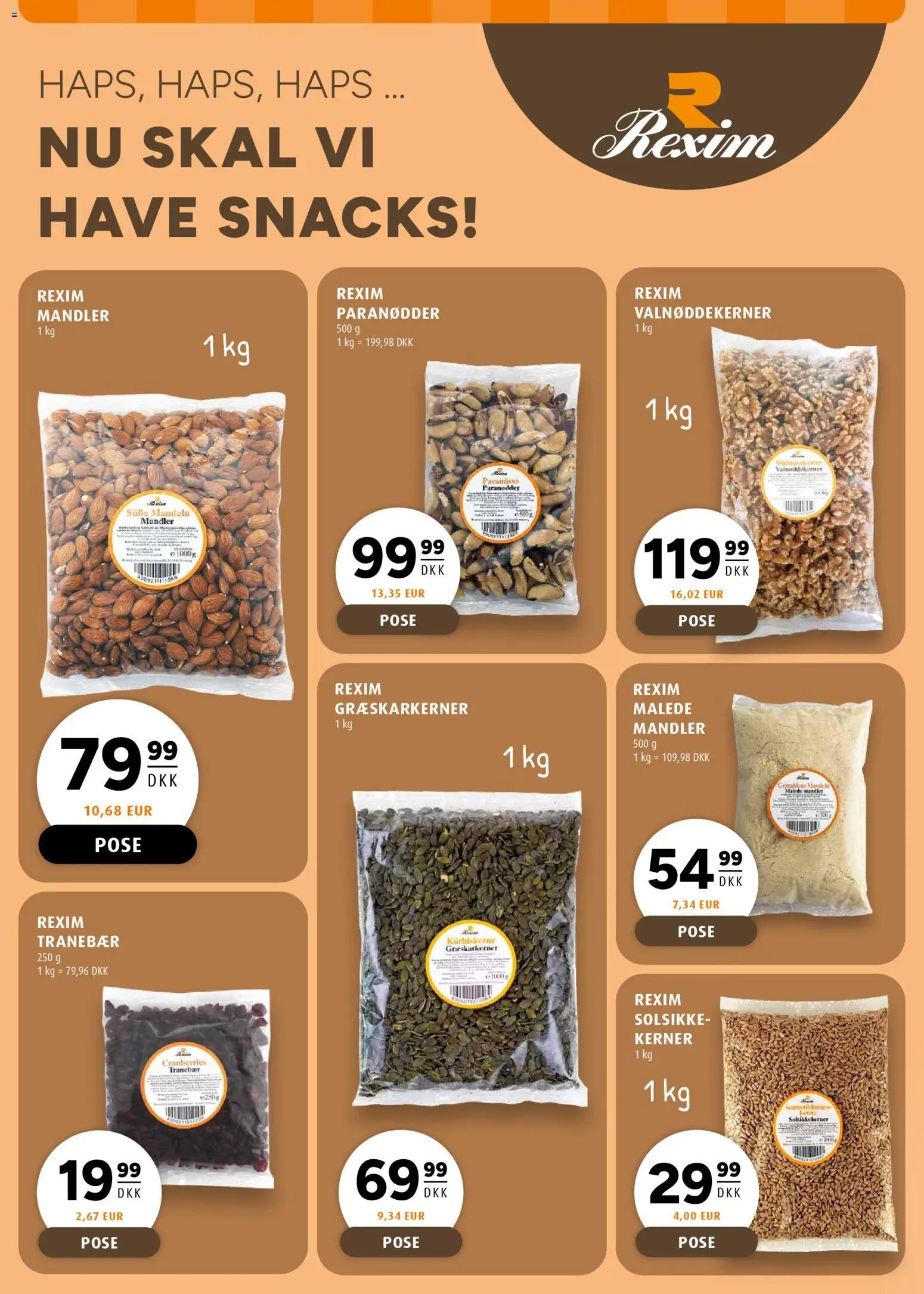 Scandinavian Park tilbudsavis – gyldig fra 26.03.2026 | Side: 6 | Produkter: Græskarkerner, Mandler, Paranødder