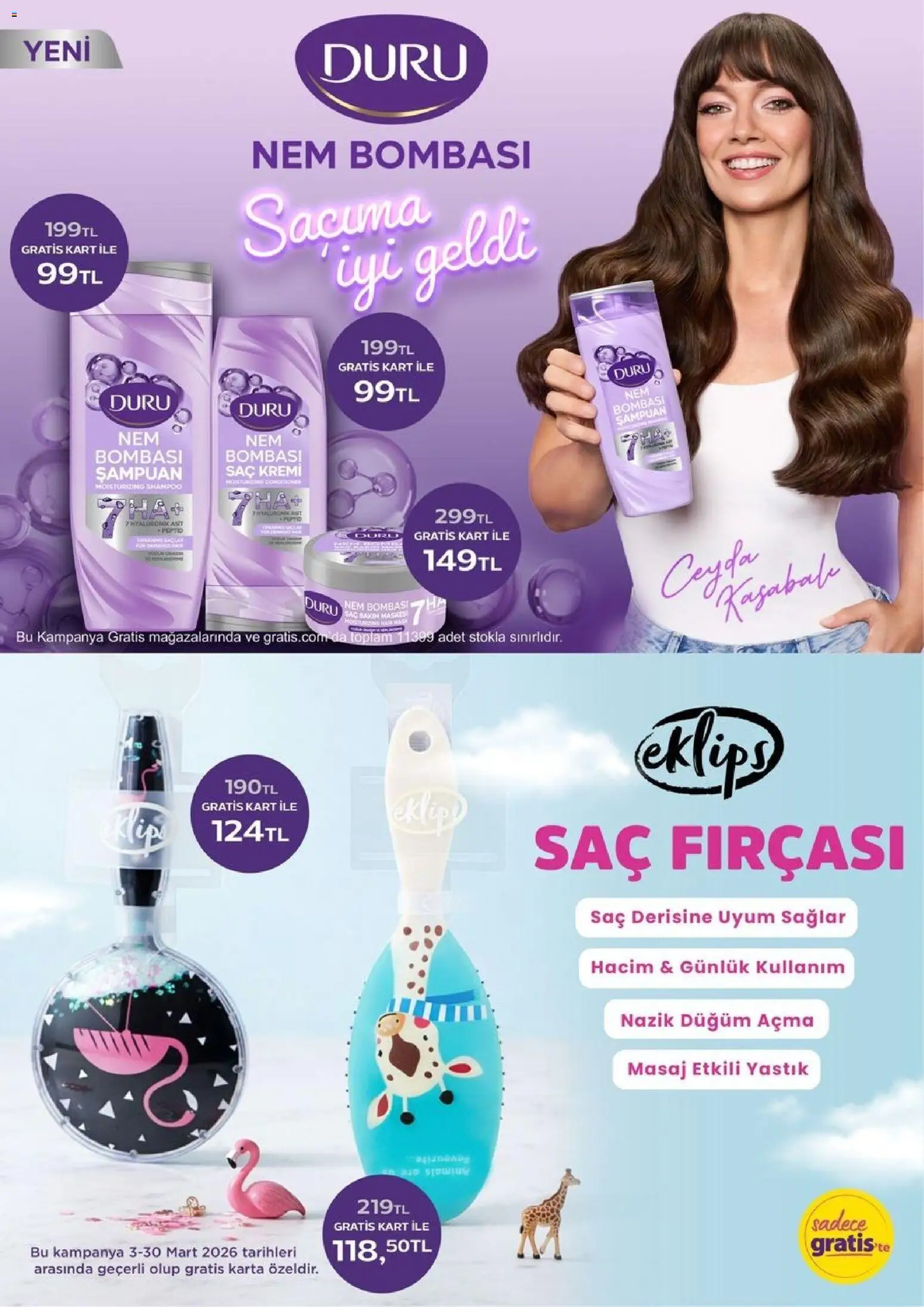 Gratis Katalog - 02.03.2026 tarihinden itibaren geçerlidir | Sayfa: 44 | Ürünler: Yastık, Şampuan, Saç Kremi, Maske