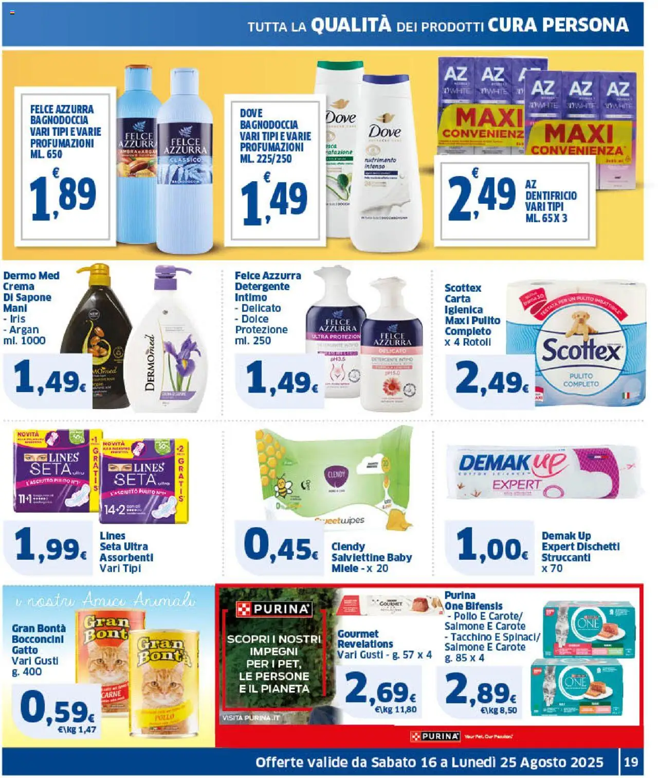 Volantino SIGMA del 16.08.2025 | Pagina: 19 | Prodotti: Sapone, Tacchino, Carote, Miele