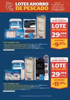 La Sirena folleto │ válido desde el 14.08.2025 | Página: 8 | Productos: Pescado, Bolsa, Congelador, Caja