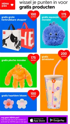 Hema folder / publicité - Voorbeeld van een folder van Hema, geldig van 23.03.2026 | Pagina: 43 | Producten: Monster