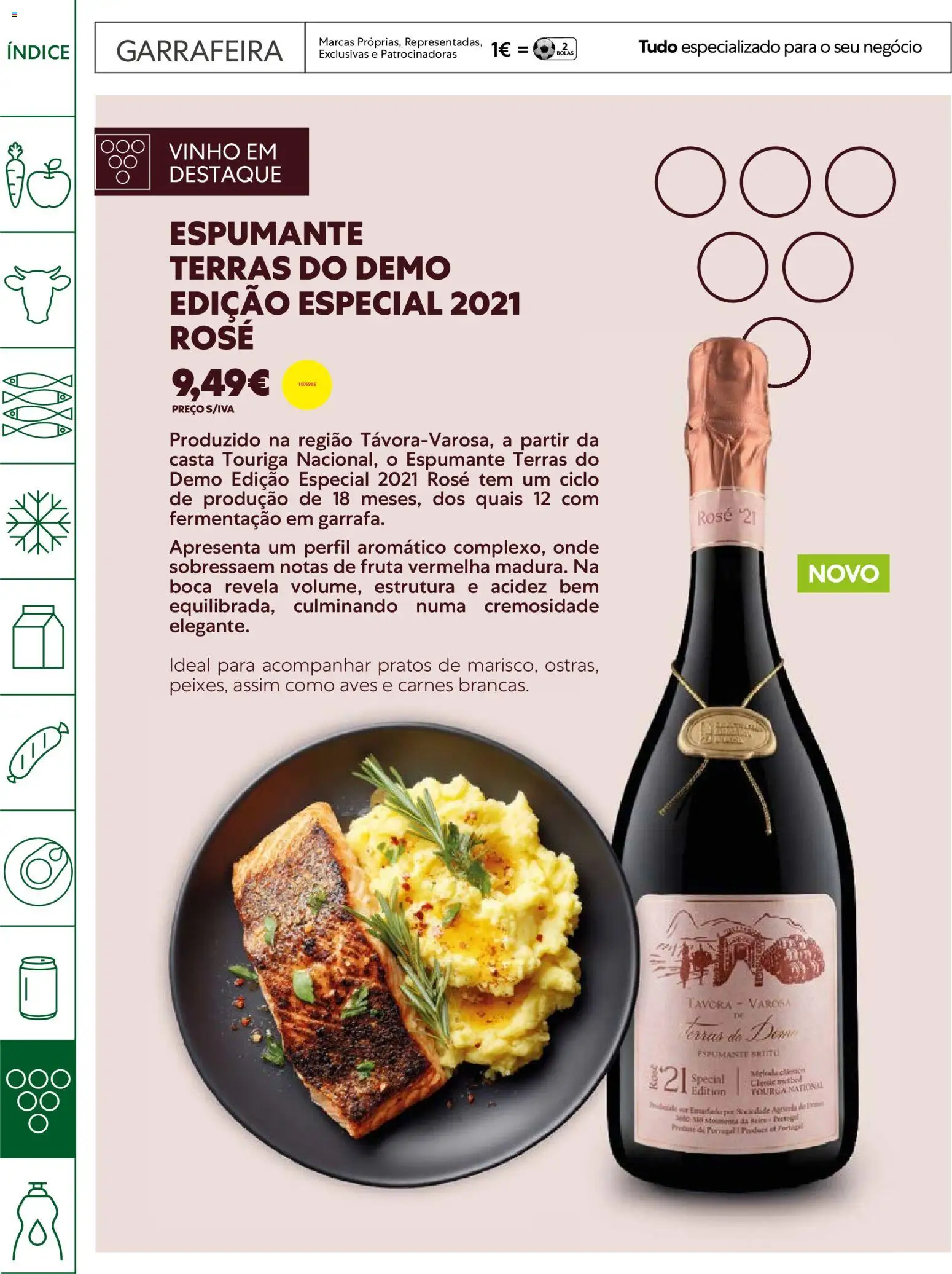 Recheio Horeca │ válido de 14.04.2026 | Página: 28 | Produtos: Espumante, Pratos, Vinho