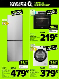 Vista previa Carrefour Cyber Week válido desde el 02.12.2025 | Página: 20 | Productos: Pizza, Congelador, Secadora, Combi