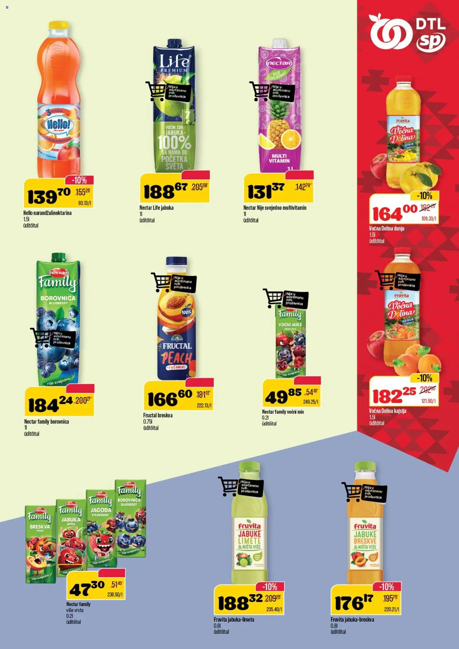 Senta Promet katalog - važi od 05.11.2025 | Strana: 13 | Proizvode: Jagoda, Borovnica, Fruvita, Breskva