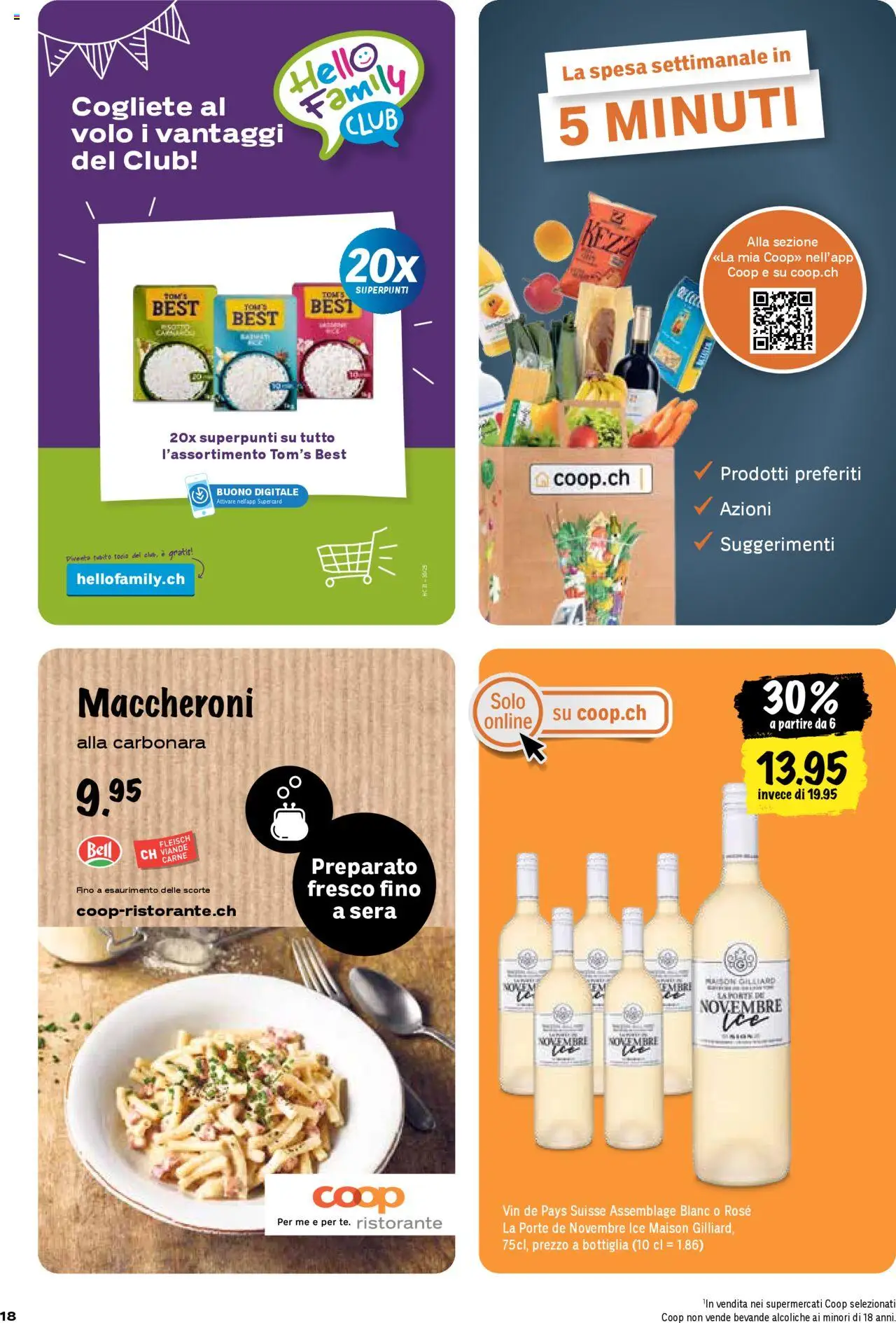 Coop - Una settimana di azioni ab 24.07.2025 | Seite: 18 | Produkte: Pasta