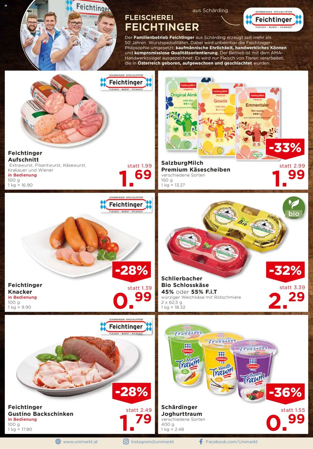 Unimarkt Innviertel gültig ab 20.08.2025 | Seite: 8 | Produkte: Wurst