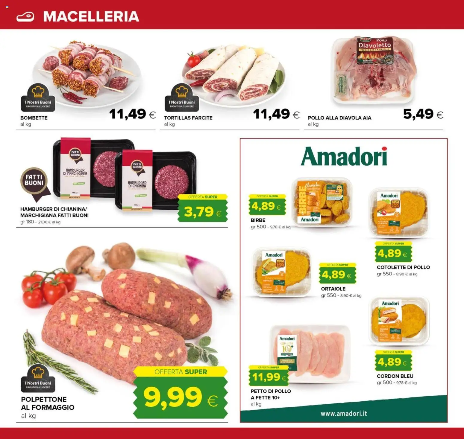 Volantino Oasi del 21.11.2025 | Pagina: 12 | Prodotti: Petto di Pollo, Formaggio, Griglia, Hamburger