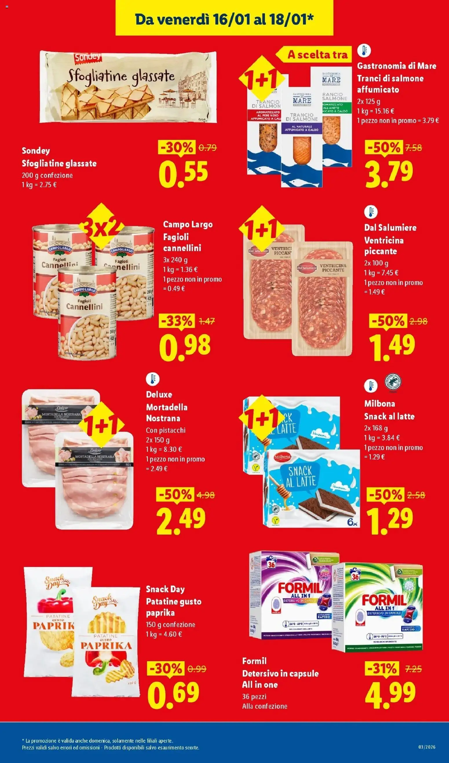 Volantino Lidl del 12.01.2026 | Pagina: 51 | Prodotti: Salmone affumicato, Salmone, Patatine, Fagioli