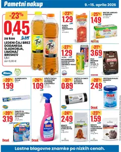 Eurospin katalog akcije – veljaven od 09.04.2026 | Stran: 10 | Izdelki: Βαλσάμικο ξύδι, Ledeni čaj, Tablete za pomivalni stroj, Folija