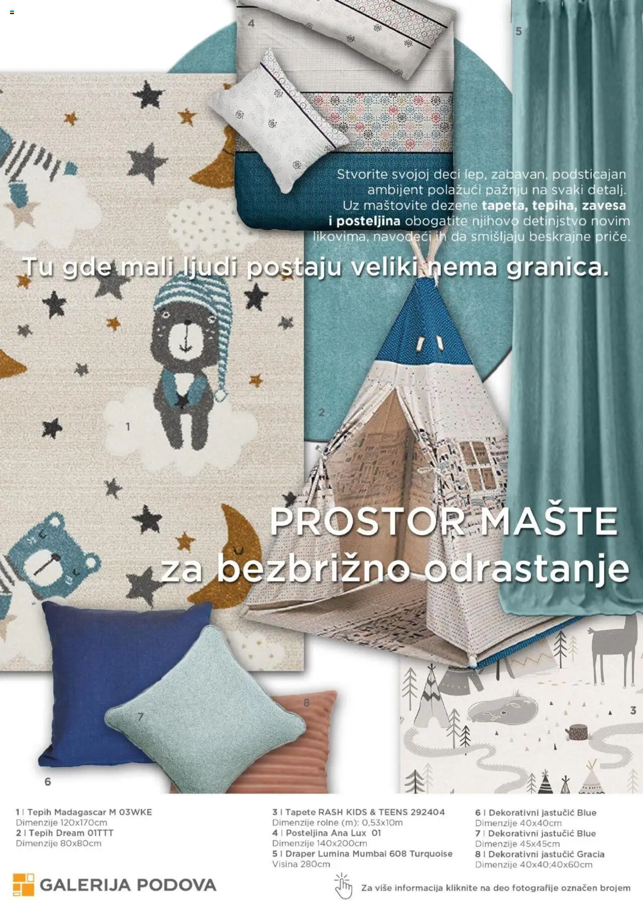Galerija Podova katalog - važi od 20.05.2025 | Strana: 40 | Proizvode: Tepih, Zavesa