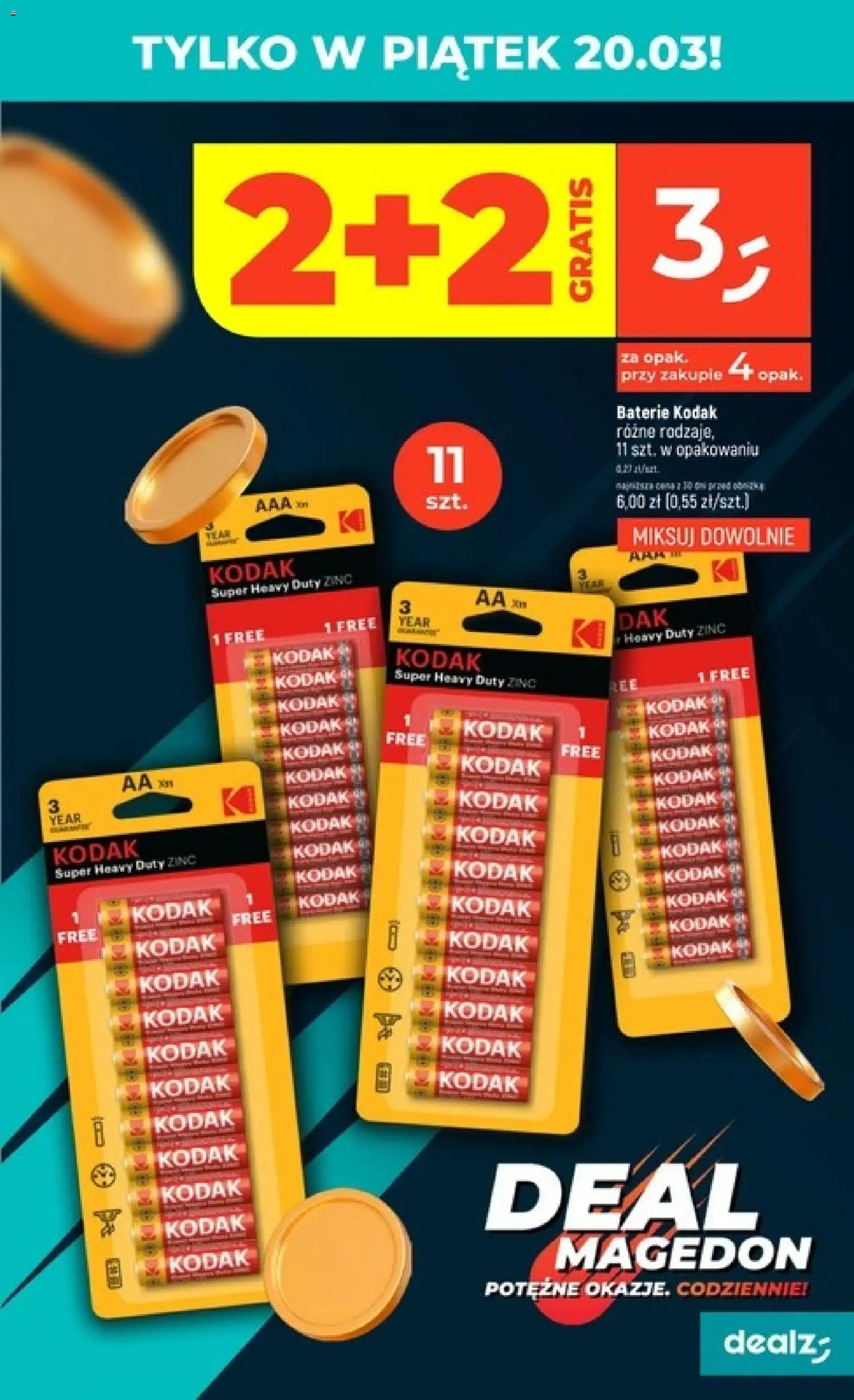 Dealz gazetka od 19.03.2026 | Strona: 3 | Produkty: Baterie
