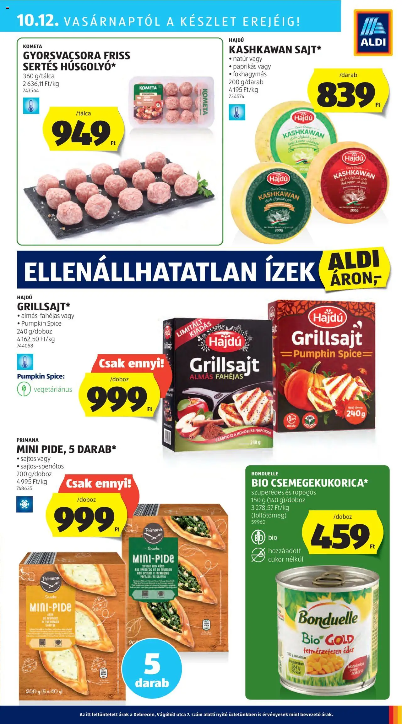 Aldi akciós ujság - amely érvényes a következő dátumtól: 09.10.2025 | Oldal: 31 | Termékek: Grillsajt, Cukor