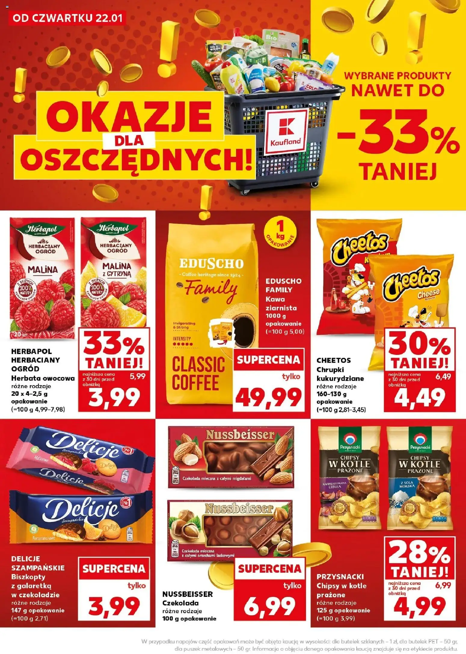 Kaufland gazetka - Super weekend od 24.01.2026 | Strona: 10 | Produkty: Malina, Galaretka, Czekolada, Herbata