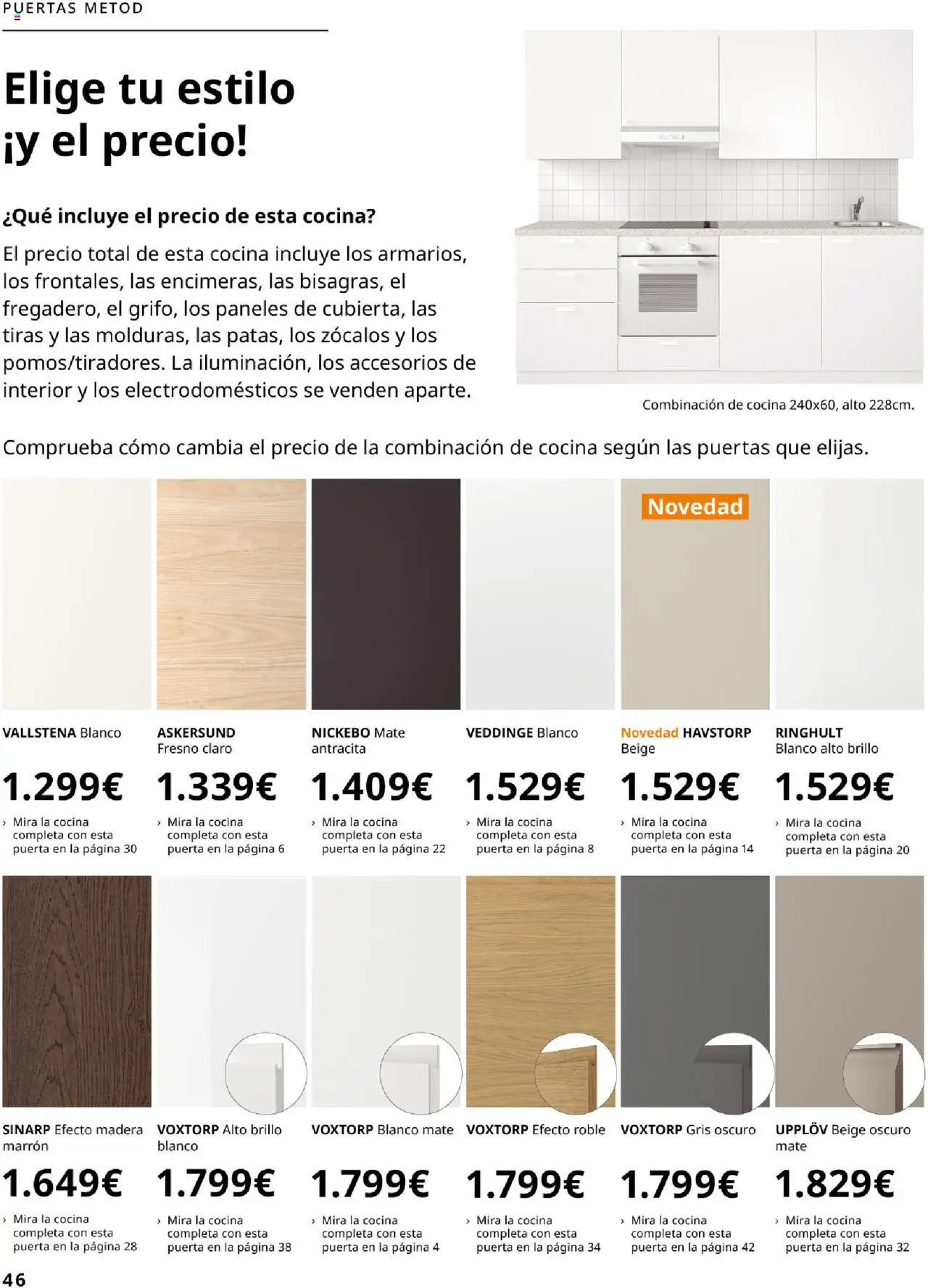 Catálogo IKEA Cocinas │ válido desde el 01.09.2025 | Página: 46 | Productos: Cocina
