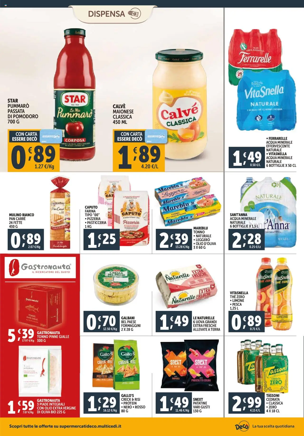 Volantino Decò del 16.10.2025 | Pagina: 16 | Prodotti: Crema, Patatine, Cedrata, Terra
