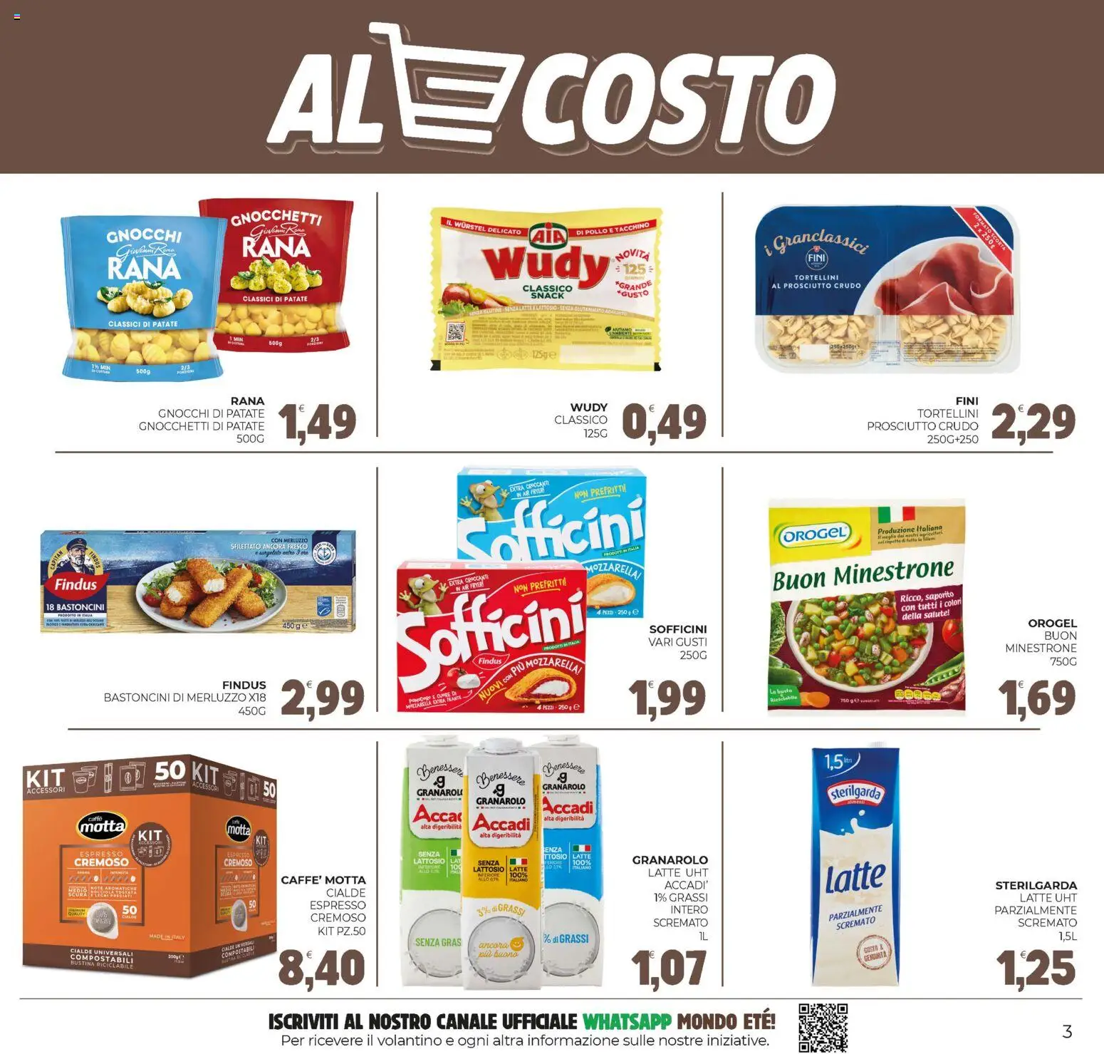 Volantino Eté del 21.11.2025 | Pagina: 3 | Prodotti: Patate, Tacchino, Wurstel, Gnocchi