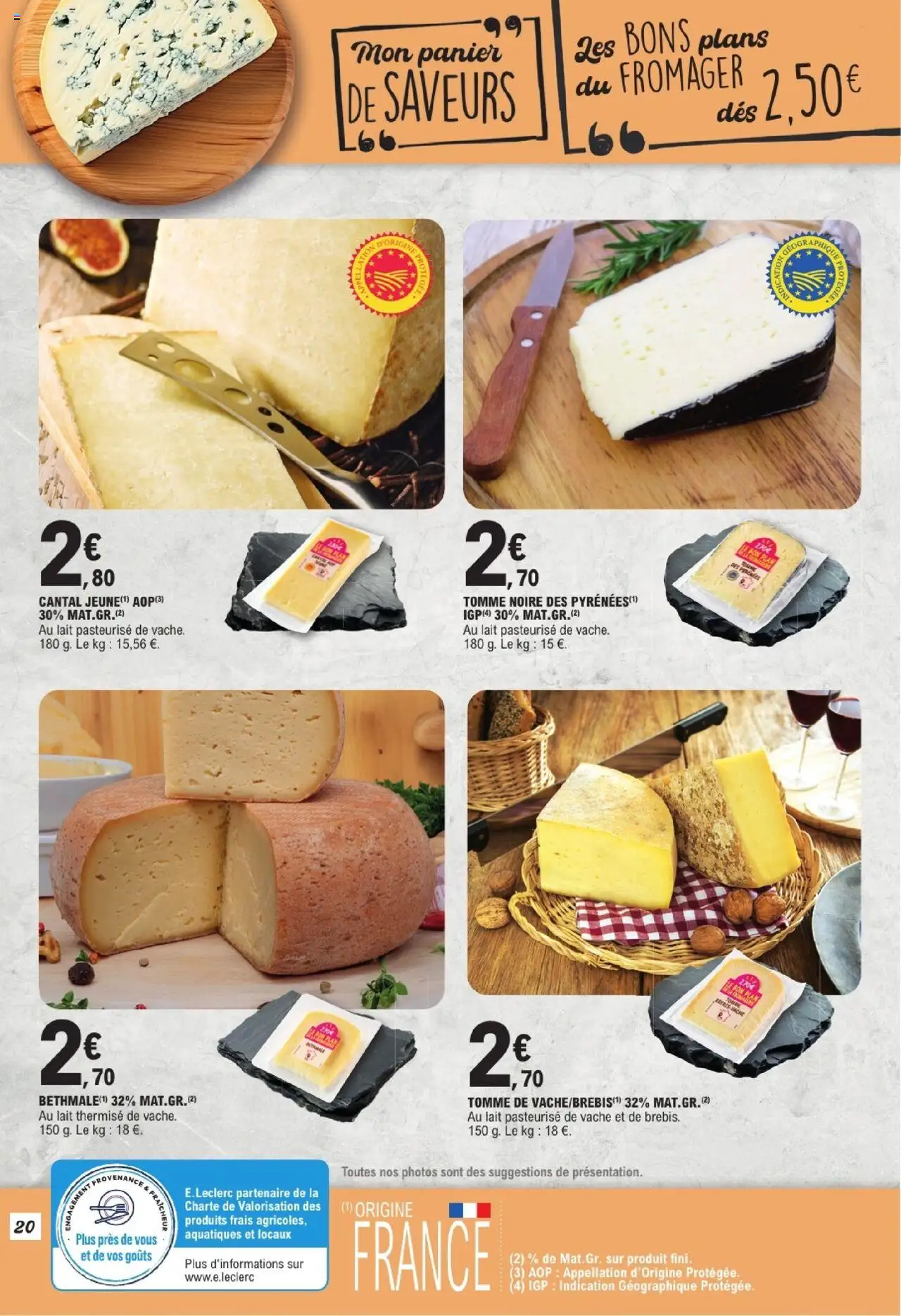 | Page: 20 | Produits: Panier, Lait
