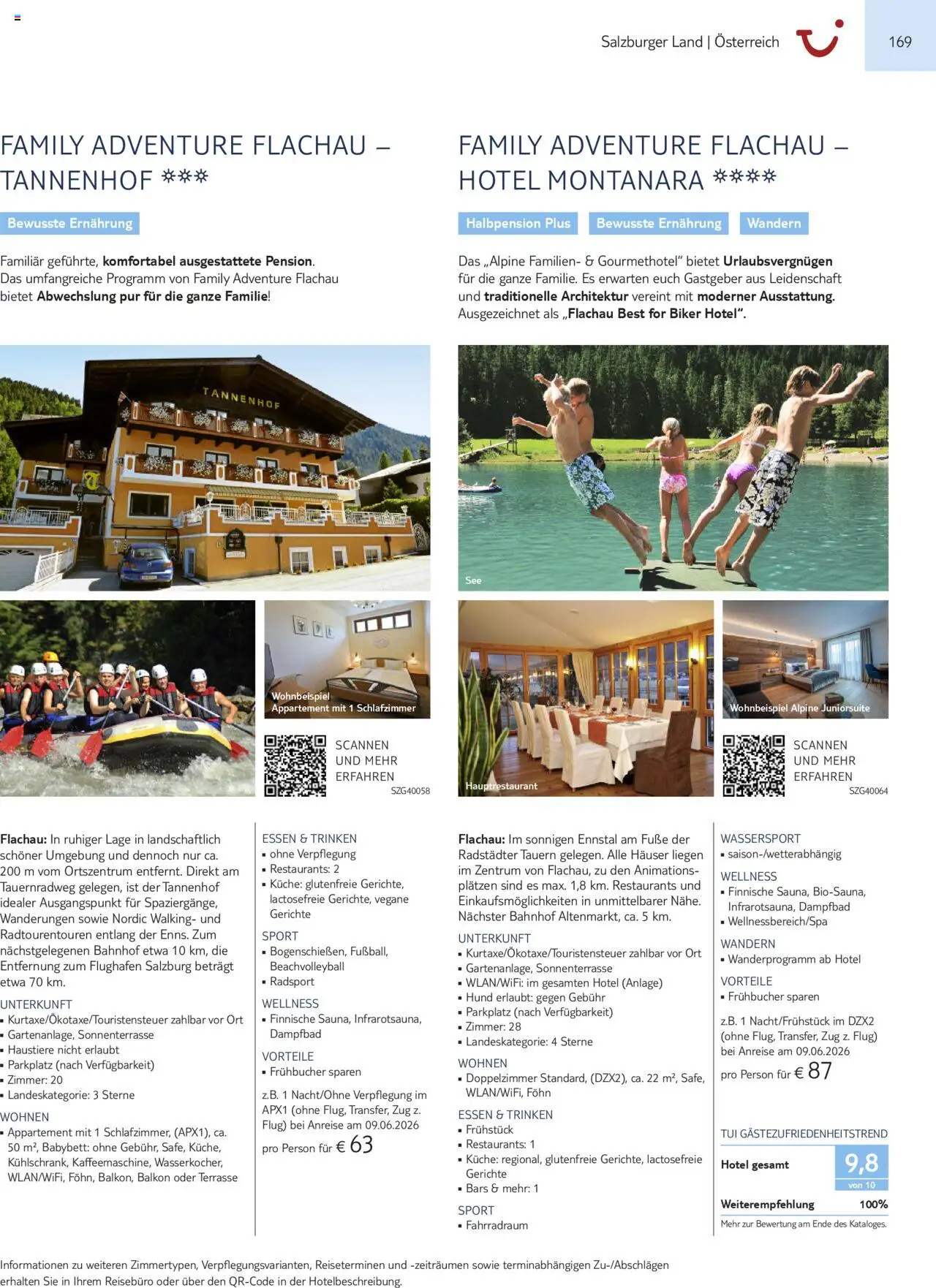 TUI Urlaub mit eigener Anreise 2025/26 – gültig ab 01.11.2025 | Seite: 169 | Produkte: Babybett, Küche, Walking, Föhn