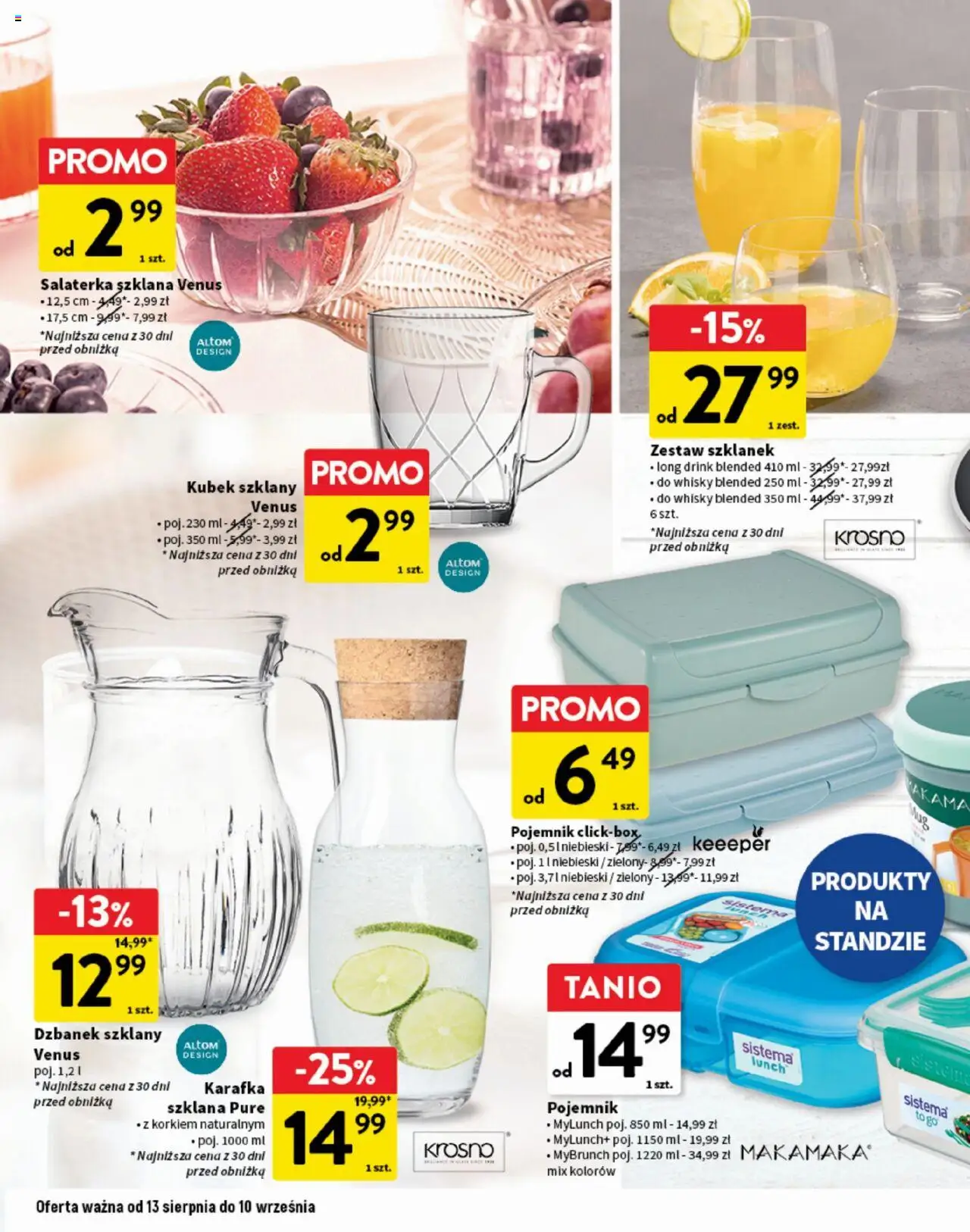 Intermarche Gazetka - Okazje pierwsza klasa od 13.08.2025 | Strona: 14 | Produkty: Dzbanek, Whisky