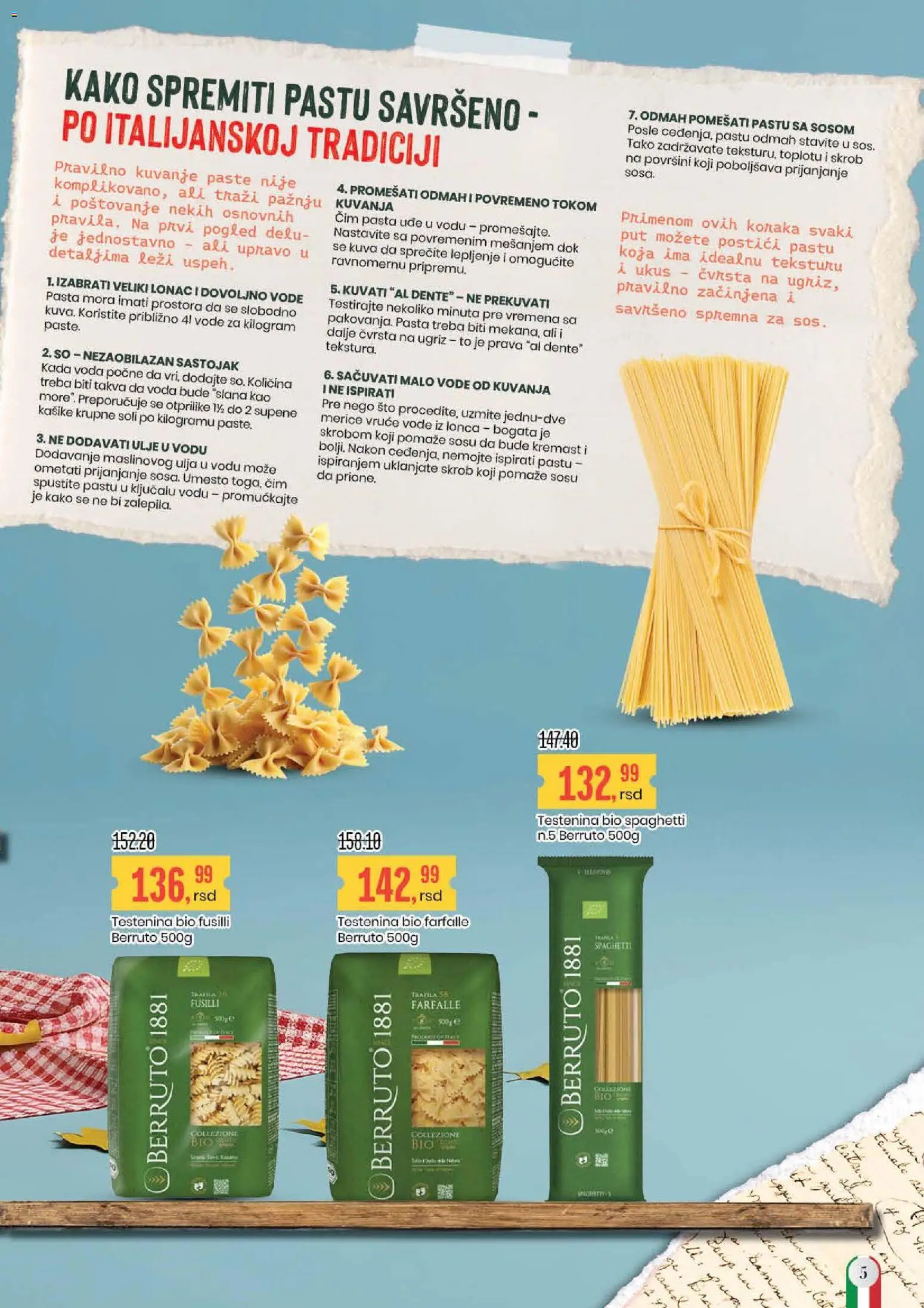 Aroma Market katalog - važi od 17.11.2025 | Strana: 5 | Proizvode: Testenina, Sto, So, Ulje